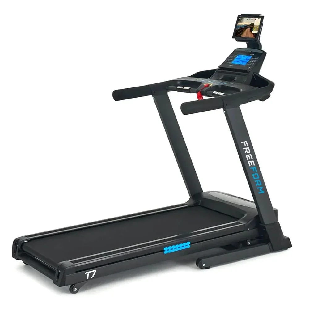 FreeForm T7 treadmill with digital display and tablet holder for Health and Fitness cardio and endurance training. Visit waiteandsea.com.au