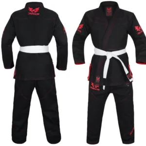 DRAGON V2 450GSM BJJ GI - IBJJF APPROVED (BLACK)