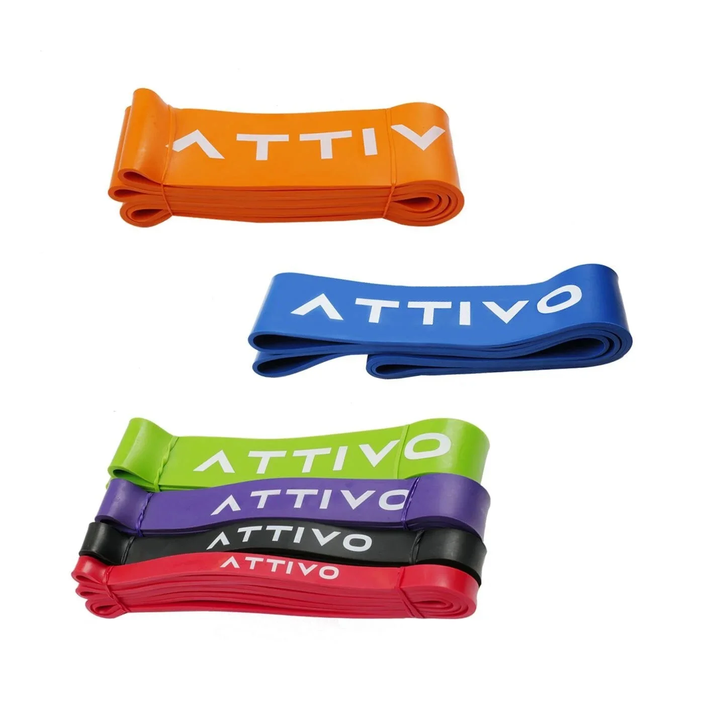 Attivo resistance bands in various colours, perfect for Health and Fitness strength training and flexibility exercises. Visit waiteandsea.com.au
