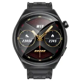Kumi GW6 smartwatch in black, designed for Health and Fitness tracking and daily activity monitoring. Visit waiteandsea.com.au