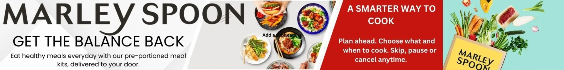 Marley Spoon Healthy Meal Kits – Health and Fitness