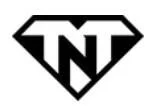 "The Natural Transformer logo featuring a bold 'TNT' symbol inside a diamond shape, with the brand name written below in clean black text."