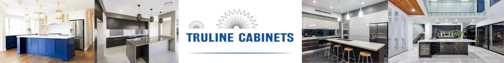 Truline Cabinets showcasing modern and custom-designed kitchen cabinetry.