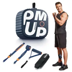 Unitree Training Pump set in Abyss Blue with resistance bands and handles, ideal for Health and Fitness strength training. Visit waiteandsea.com.au
