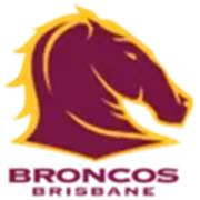 "The official Brisbane Broncos NRL logo featuring a bold maroon horse head with yellow accents, symbolising the team’s strength and pride."
