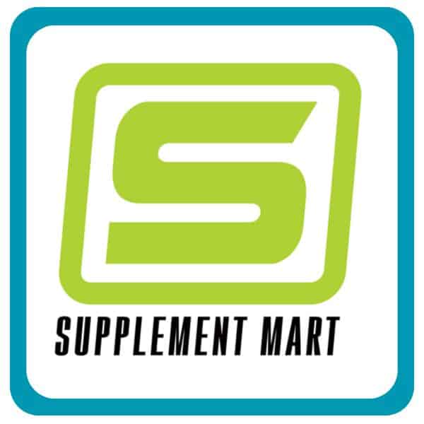 Supplement Mart logo featuring a green "S" icon with bold black text for the brand name.