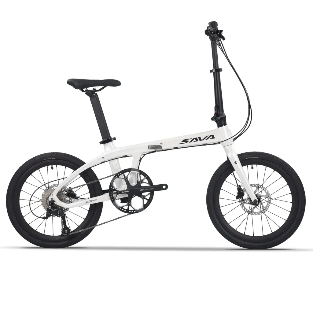 Sava Z1 folding bike. Waite and Sea