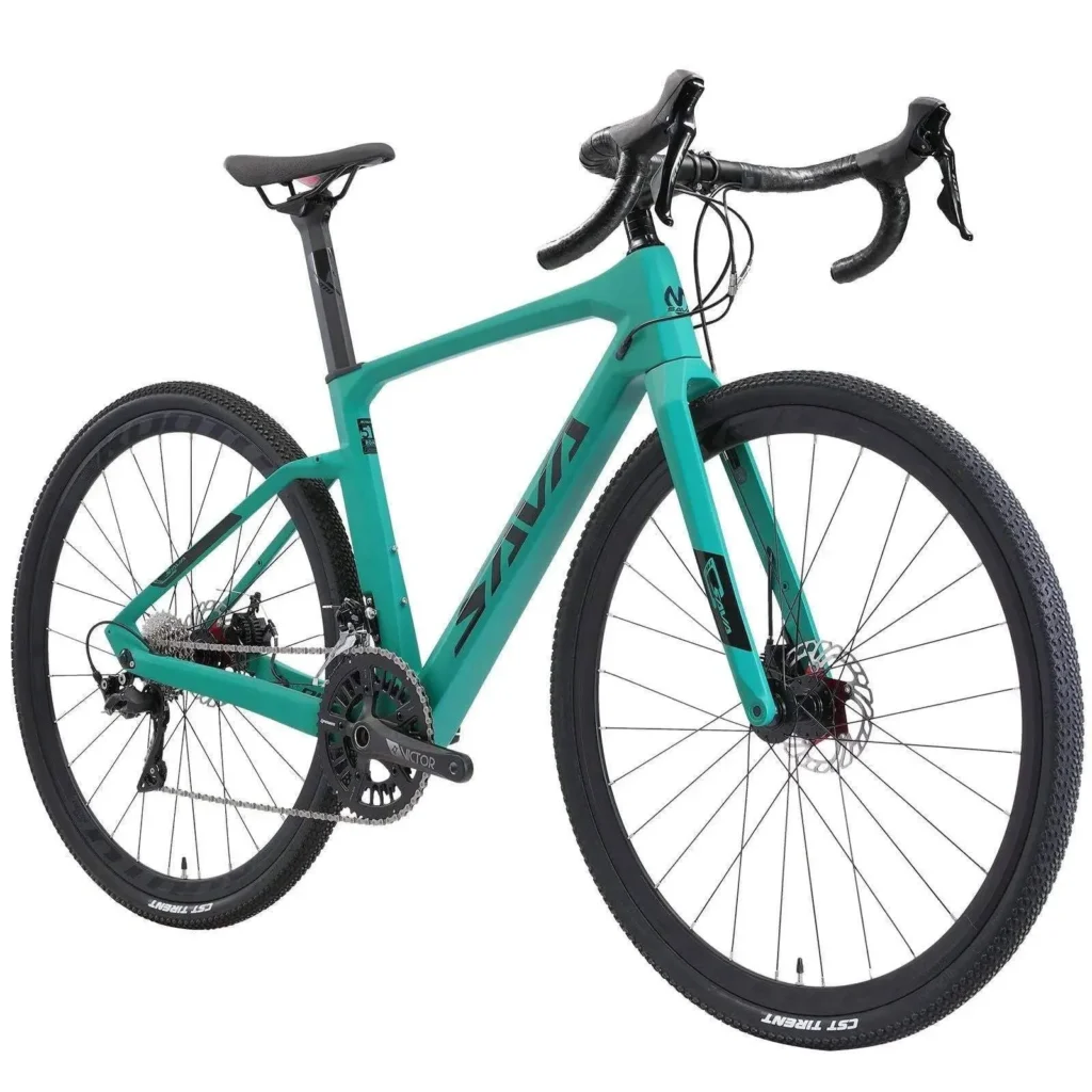 SAVA Trailblazer 3.0 Carbon Gravel Bike 18Speed EU - Green