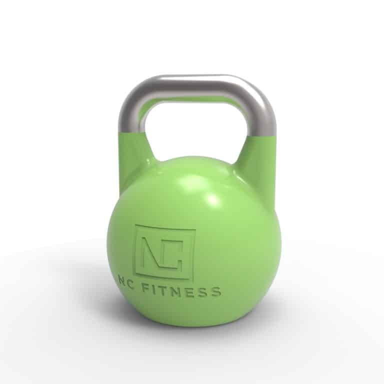 NC Fitness Competition Kettlebell in green, 6kg, perfect for strength and fitness training. Designed for versatile workouts. Visit www.waiteandsea.com.au for more.