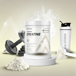Top Athlete Ultimate Creatine supplement, available at Waite and Sea – Australia’s Premier Health & Fitness Hub, featuring Creapure®, a premium German-sourced creatine monohydrate. Designed to enhance muscle strength, endurance, and post-workout recovery. Available now at www.waiteandsea.com.au.