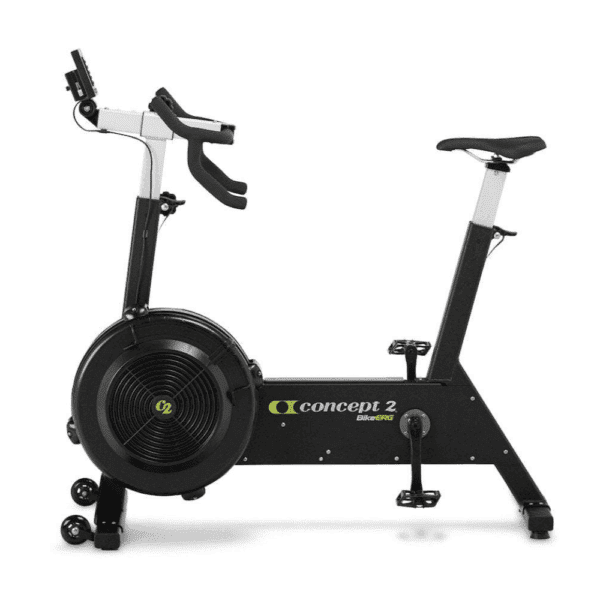 Concept 2 BikeErg - High-performance stationary bike for fitness training.