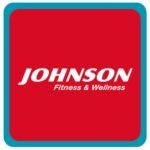 Johnson Fitness & Wellness logo featuring bold white text on a red background, representing a leading brand in health and fitness equipment. Visit www.waiteandsea.com.au for premium workout solutions.