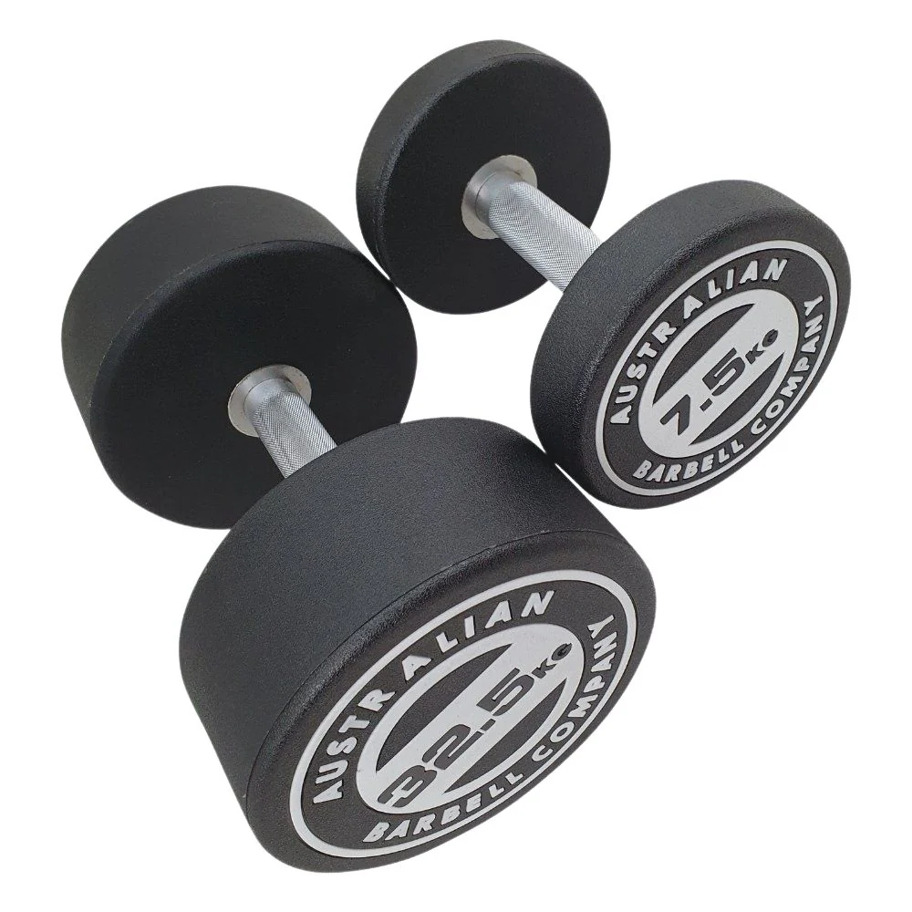 High-quality One Series PU Fixed Dumbbells for strength training and muscle building. Ideal for health and fitness enthusiasts. Available at www.waiteandsea.com.au.