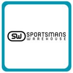 Sportsmans Warehouse logo in black and white, representing a leading retailer of sports, health, and fitness gear. Shop for quality activewear, footwear, and fitness equipment at www.waiteandsea.com.au.