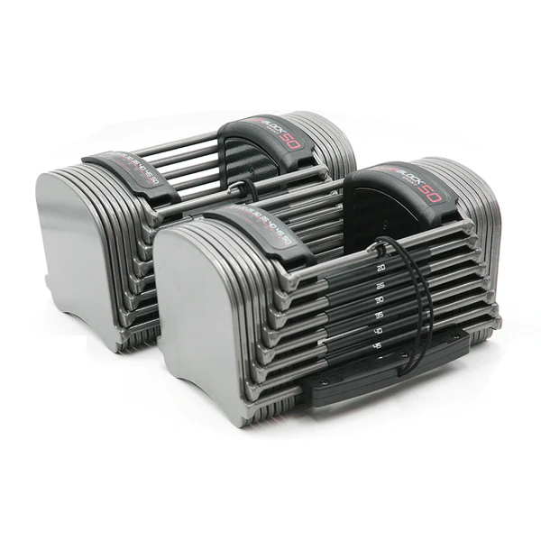 Adjustable dumbbells designed for home and gym workouts. Perfect for strength training, health and fitness. Available at www.waiteandsea.com.au.