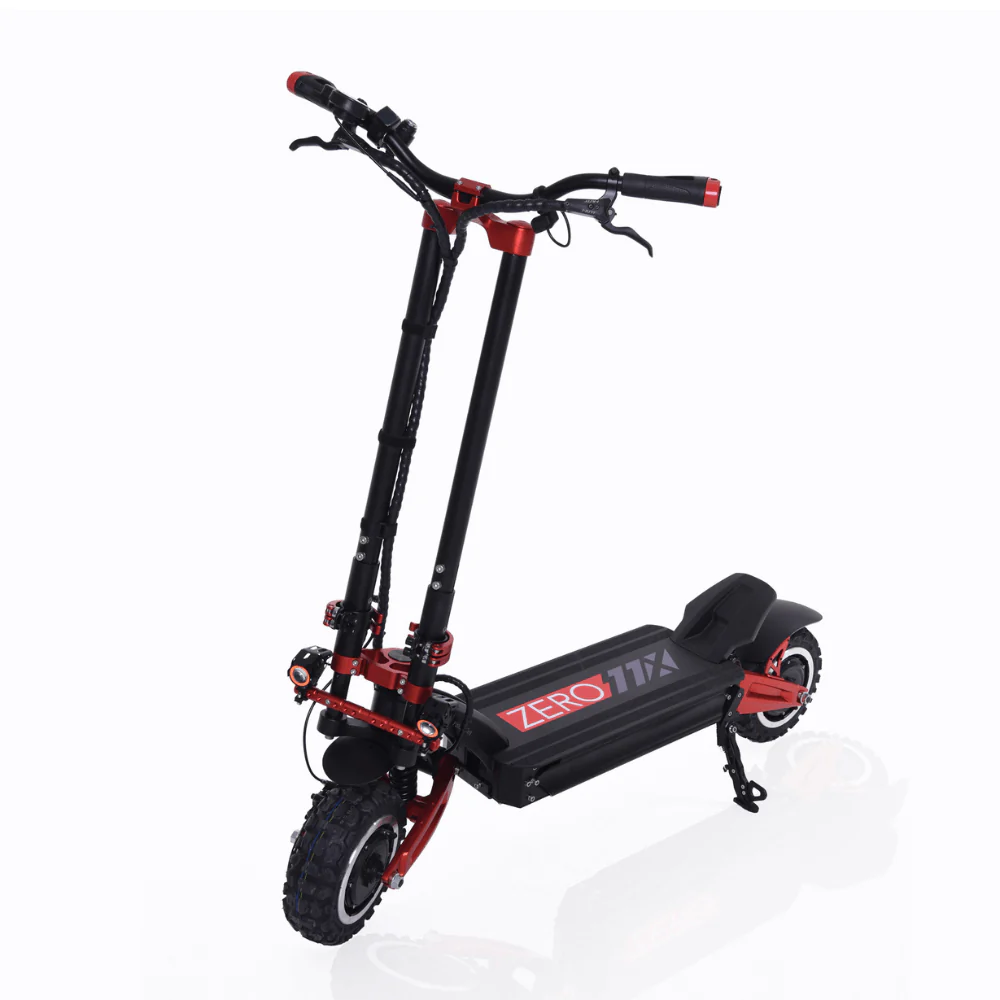 Zero 11X Electric Scooter – a high-performance, dual-motor off-road e-scooter designed for speed, power, and endurance. Built for extreme rides with hydraulic suspension, large off-road tires, and long-range battery. Available now at www.waiteandsea.com.au.